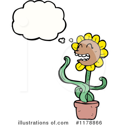 Royalty-Free (RF) Sunflower Clipart Illustration by lineartestpilot - Stock Sample #1178866