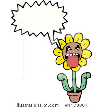 Royalty-Free (RF) Sunflower Clipart Illustration by lineartestpilot - Stock Sample #1178867