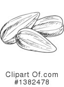 Sunflower Seed Clipart #1382478 by Vector Tradition SM
