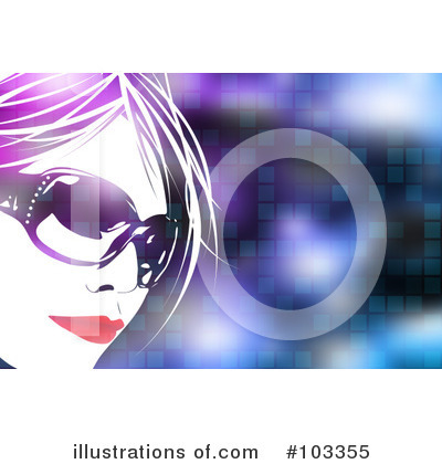 Royalty-Free (RF) Sunglasses Clipart Illustration by Arena Creative - Stock Sample #103355