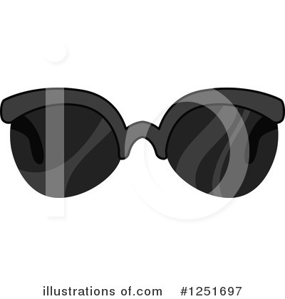 Royalty-Free (RF) Sunglasses Clipart Illustration by BNP Design Studio - Stock Sample #1251697