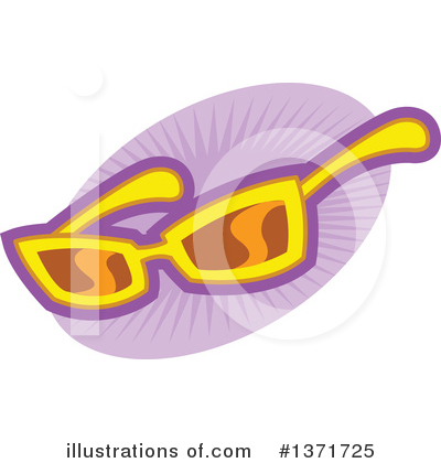 Royalty-Free (RF) Sunglasses Clipart Illustration by Clip Art Mascots - Stock Sample #1371725