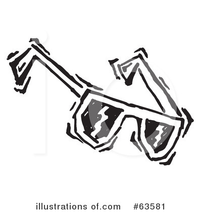 Royalty-Free (RF) Sunglasses Clipart Illustration by Andy Nortnik - Stock Sample #63581