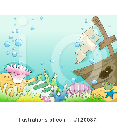 Sunken Ship Clipart 1200371 Illustration By Bnp Design Studio