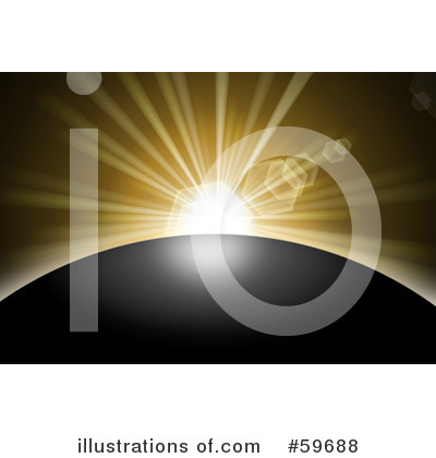 Royalty-Free (RF) Sunrise Clipart Illustration by oboy - Stock Sample #59688