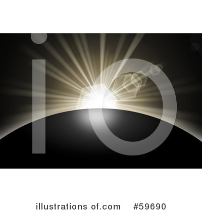Royalty-Free (RF) Sunrise Clipart Illustration by oboy - Stock Sample #59690