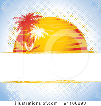 Palm Trees Clipart #1106293 by MilsiArt