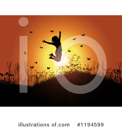 Royalty-Free (RF) Sunset Clipart Illustration by KJ Pargeter - Stock Sample #1194599