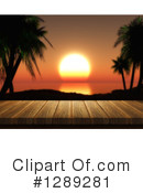 Sunset Clipart #1289281 by KJ Pargeter