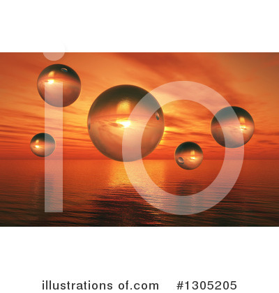 Royalty-Free (RF) Sunset Clipart Illustration by KJ Pargeter - Stock Sample #1305205