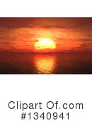 Sunset Clipart #1340941 by KJ Pargeter