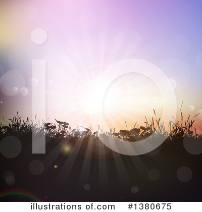 Royalty-Free (RF) Sunset Clipart Illustration by KJ Pargeter - Stock Sample #1380675