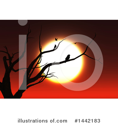 Royalty-Free (RF) Sunset Clipart Illustration by KJ Pargeter - Stock Sample #1442183