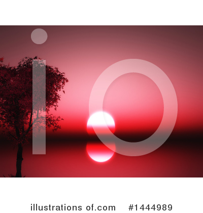 Royalty-Free (RF) Sunset Clipart Illustration by KJ Pargeter - Stock Sample #1444989