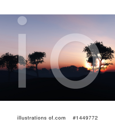 Royalty-Free (RF) Sunset Clipart Illustration by KJ Pargeter - Stock Sample #1449772