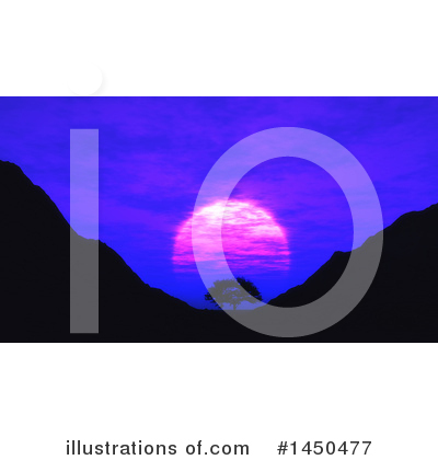 Royalty-Free (RF) Sunset Clipart Illustration by KJ Pargeter - Stock Sample #1450477