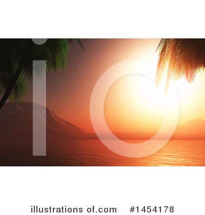 Royalty-Free (RF) Sunset Clipart Illustration by KJ Pargeter - Stock Sample #1454178