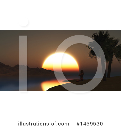 Royalty-Free (RF) Sunset Clipart Illustration by KJ Pargeter - Stock Sample #1459530