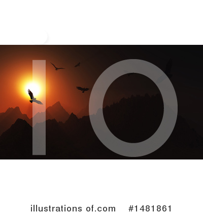 Royalty-Free (RF) Sunset Clipart Illustration by KJ Pargeter - Stock Sample #1481861