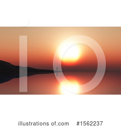 Royalty-Free (RF) Sunset Clipart Illustration by KJ Pargeter - Stock Sample #1562237