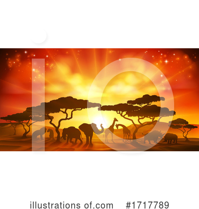 Royalty-Free (RF) Sunset Clipart Illustration by AtStockIllustration - Stock Sample #1717789