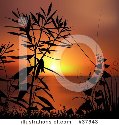 Royalty-Free (RF) Sunset Clipart Illustration by dero - Stock Sample #37643