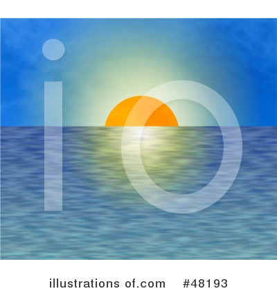 Royalty-Free (RF) Sunset Clipart Illustration by Prawny - Stock Sample #48193