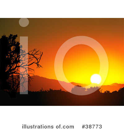 Royalty-Free (RF) Sunsets Clipart Illustration by dero - Stock Sample #38773