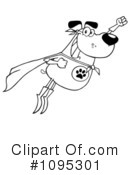 Super Dog Clipart #1095301 by Hit Toon