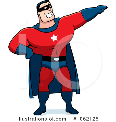 Royalty-Free (RF) Super Hero Clipart Illustration by Cory Thoman - Stock Sample #1062125