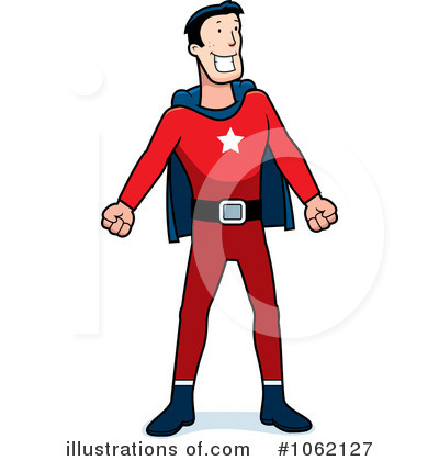 Royalty-Free (RF) Super Hero Clipart Illustration by Cory Thoman - Stock Sample #1062127