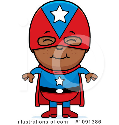 Royalty-Free (RF) Super Hero Clipart Illustration by Cory Thoman - Stock Sample #1091386