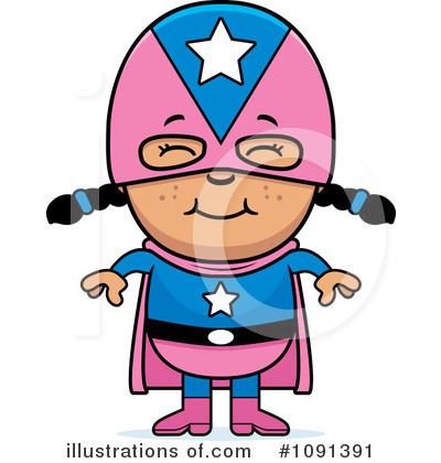 Royalty-Free (RF) Super Hero Clipart Illustration by Cory Thoman - Stock Sample #1091391