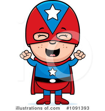 Royalty-Free (RF) Super Hero Clipart Illustration by Cory Thoman - Stock Sample #1091393