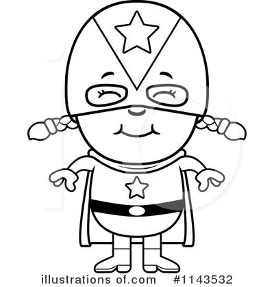Royalty-Free (RF) Super Hero Clipart Illustration by Cory Thoman - Stock Sample #1143532