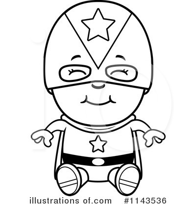 Royalty-Free (RF) Super Hero Clipart Illustration by Cory Thoman - Stock Sample #1143536