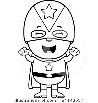 Royalty-Free (RF) Super Hero Clipart Illustration by Cory Thoman - Stock Sample #1143537