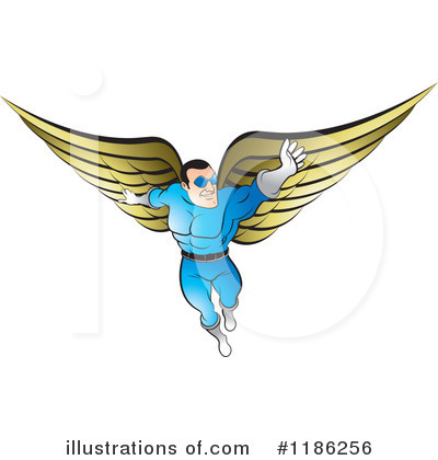 Royalty-Free (RF) Super Hero Clipart Illustration by Lal Perera - Stock Sample #1186256