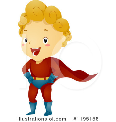 Royalty-Free (RF) Super Hero Clipart Illustration by BNP Design Studio - Stock Sample #1195158