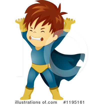 Royalty-Free (RF) Super Hero Clipart Illustration by BNP Design Studio - Stock Sample #1195161