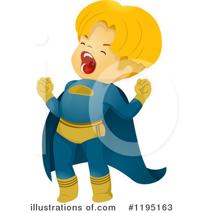 Royalty-Free (RF) Super Hero Clipart Illustration by BNP Design Studio - Stock Sample #1195163