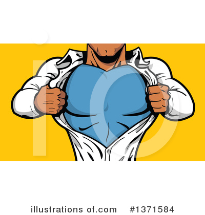 Royalty-Free (RF) Super Hero Clipart Illustration by Clip Art Mascots - Stock Sample #1371584