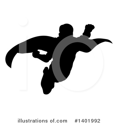 Royalty-Free (RF) Super Hero Clipart Illustration by AtStockIllustration - Stock Sample #1401992