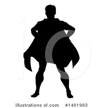 Royalty-Free (RF) Super Hero Clipart Illustration by AtStockIllustration - Stock Sample #1401993