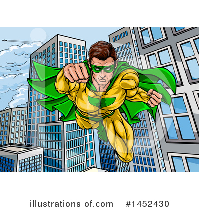 Royalty-Free (RF) Super Hero Clipart Illustration by AtStockIllustration - Stock Sample #1452430