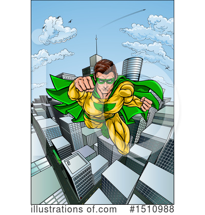 Royalty-Free (RF) Super Hero Clipart Illustration by AtStockIllustration - Stock Sample #1510988