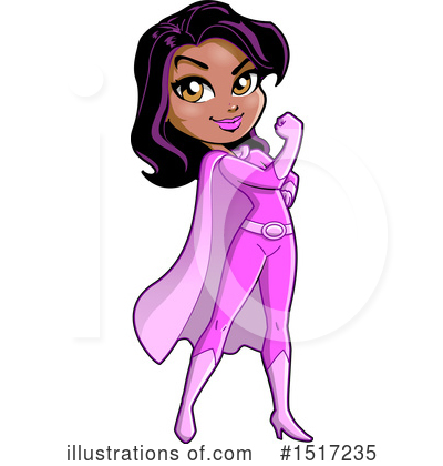 Super Woman Clipart #1517235 by Clip Art Mascots