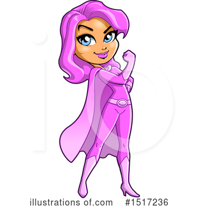 Super Woman Clipart #1517236 by Clip Art Mascots
