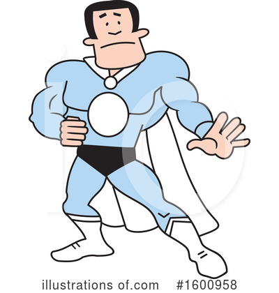 Royalty-Free (RF) Super Hero Clipart Illustration by Johnny Sajem - Stock Sample #1600958