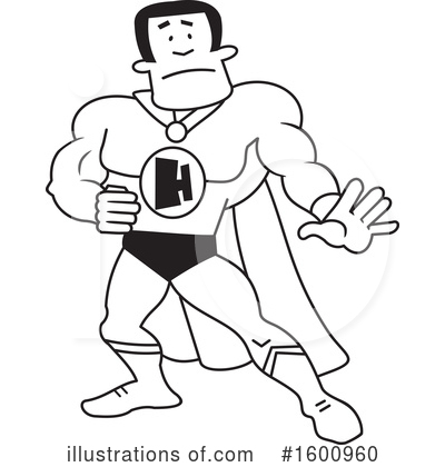 Royalty-Free (RF) Super Hero Clipart Illustration by Johnny Sajem - Stock Sample #1600960